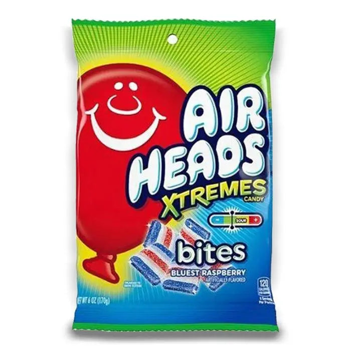 Airheads Xtremes Bluest Raspberry Bites - 170g