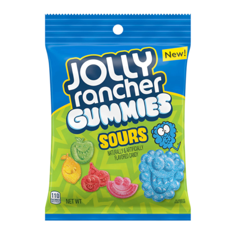 Jolly Rancher Gummies Sours Candy - 184g