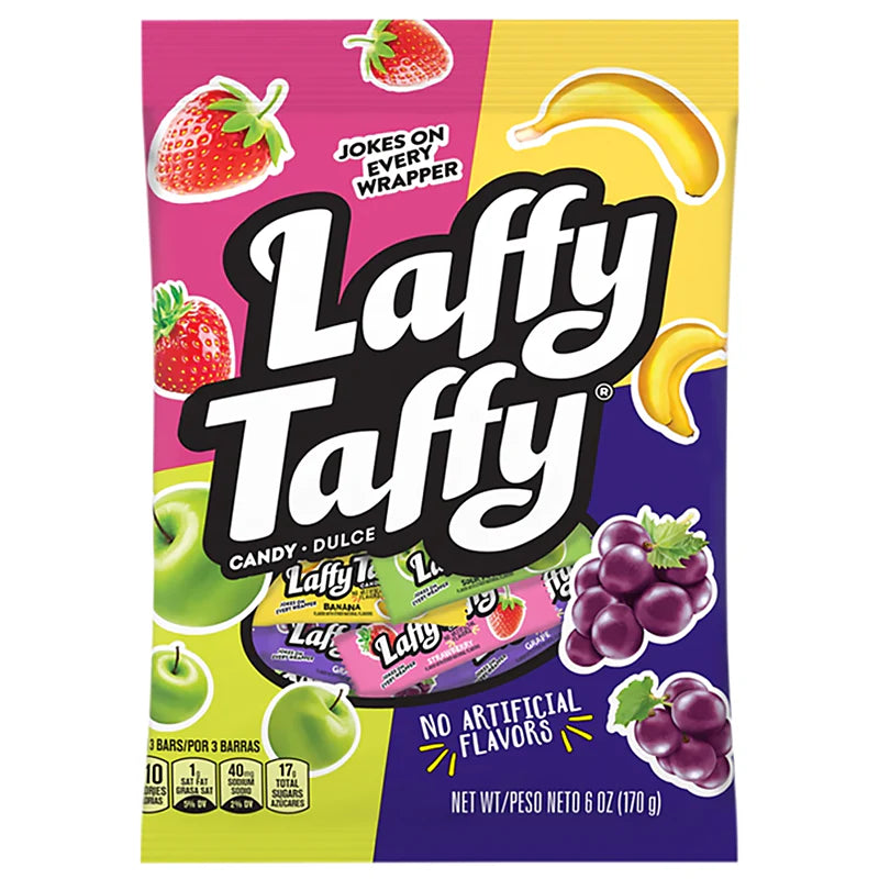 Laffy Taffy Assorted Miniature Chews Bag - 99g