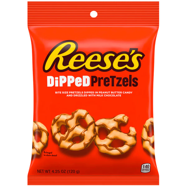 Reeses Dipped Peanut Butter & Chocolate Pretzels - 120g