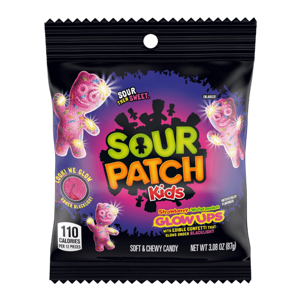 Sour Patch Glow Ups Strawberry & Watermelon - 87g